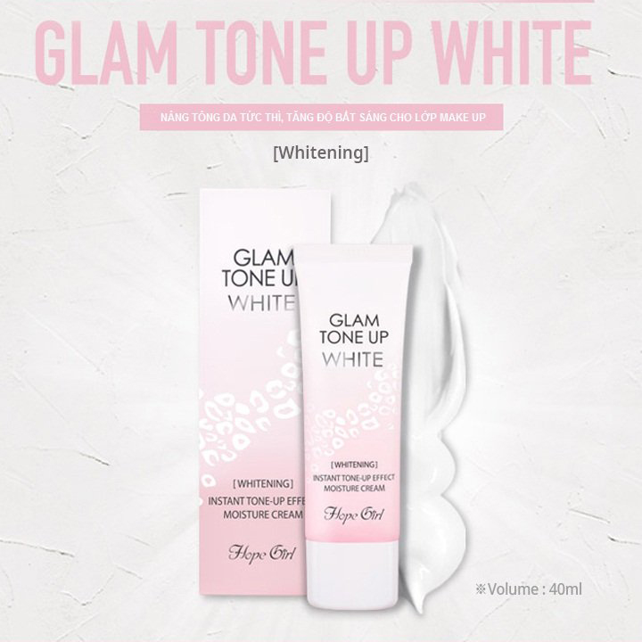 Kem Dưỡng Trắng Da HOPE GIRL GLAME TONE UP WHITE