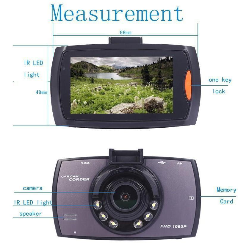 Camera Hành Trình G30 Full Hd 1080P LCD 2.7 Inch Góc Rộng Nhỏ Gọn Dễ Cài Đặt