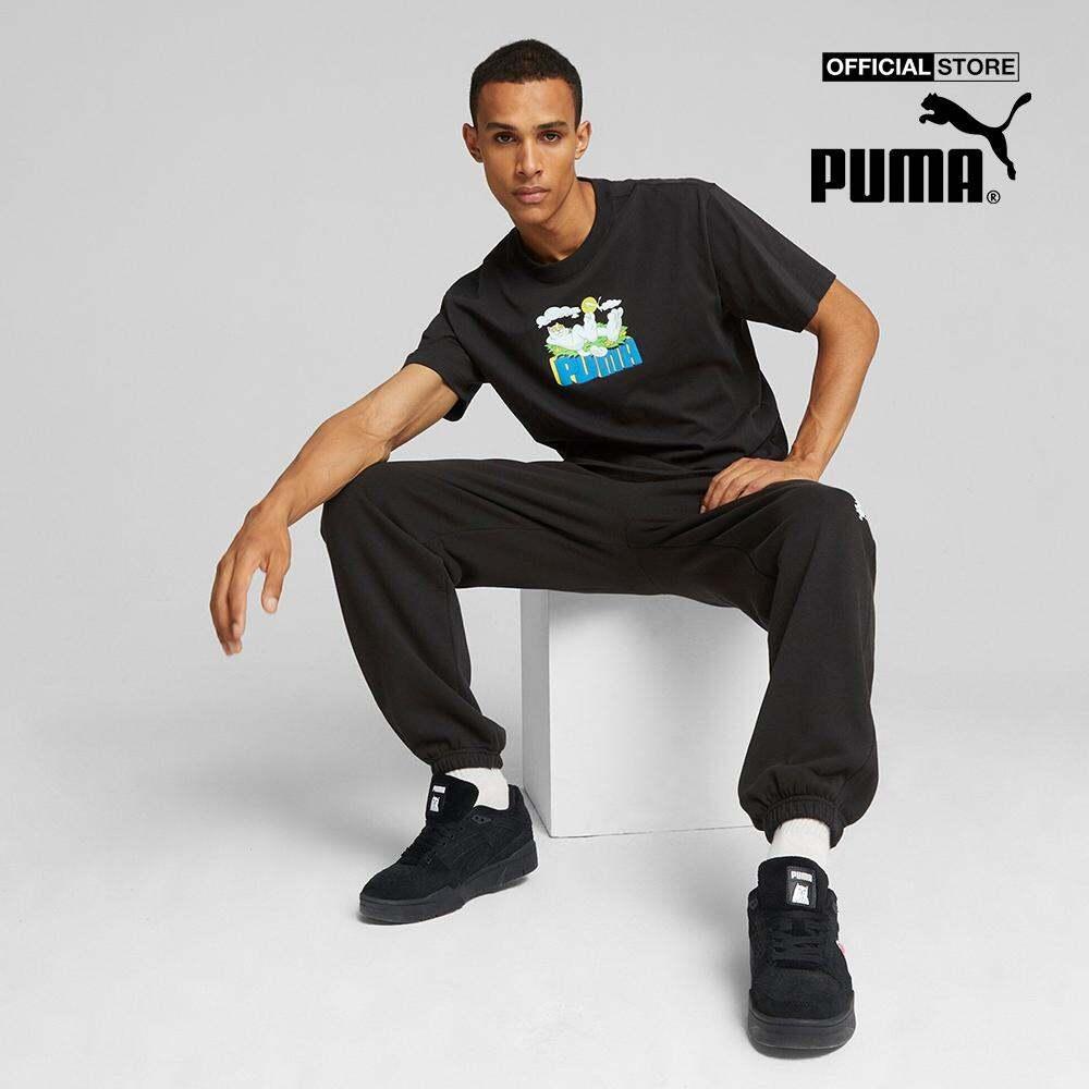 PUMA - Áo thun nam cổ tròn tay ngắn Ripndip Graphic 622196