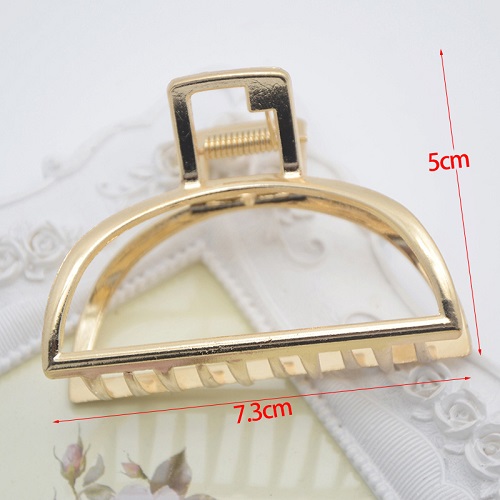 Kẹp tóc sau kim loại đơn giản trang trí tóc phong cách Vintage
