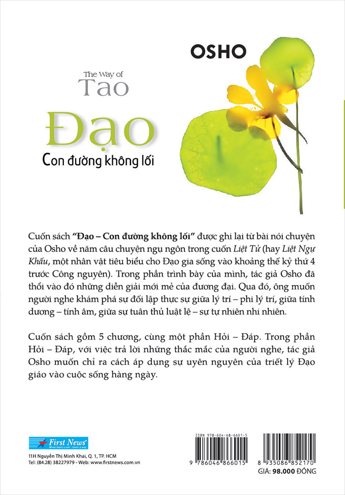 Combo Bộ 5 Cuốn Sách Của Tác Giả Osho: Hạnh Phúc Tại Tâm + Đạo Con Đường Không Lối + Sáng Tạo Bừng Cháy Sức Mạnh Bên Trong + Can Đảm Biến Thách Thức Thành Sức Mạnh + Thân Mật Cội Nguồn Của Hạnh Phúc (Tái Bản)