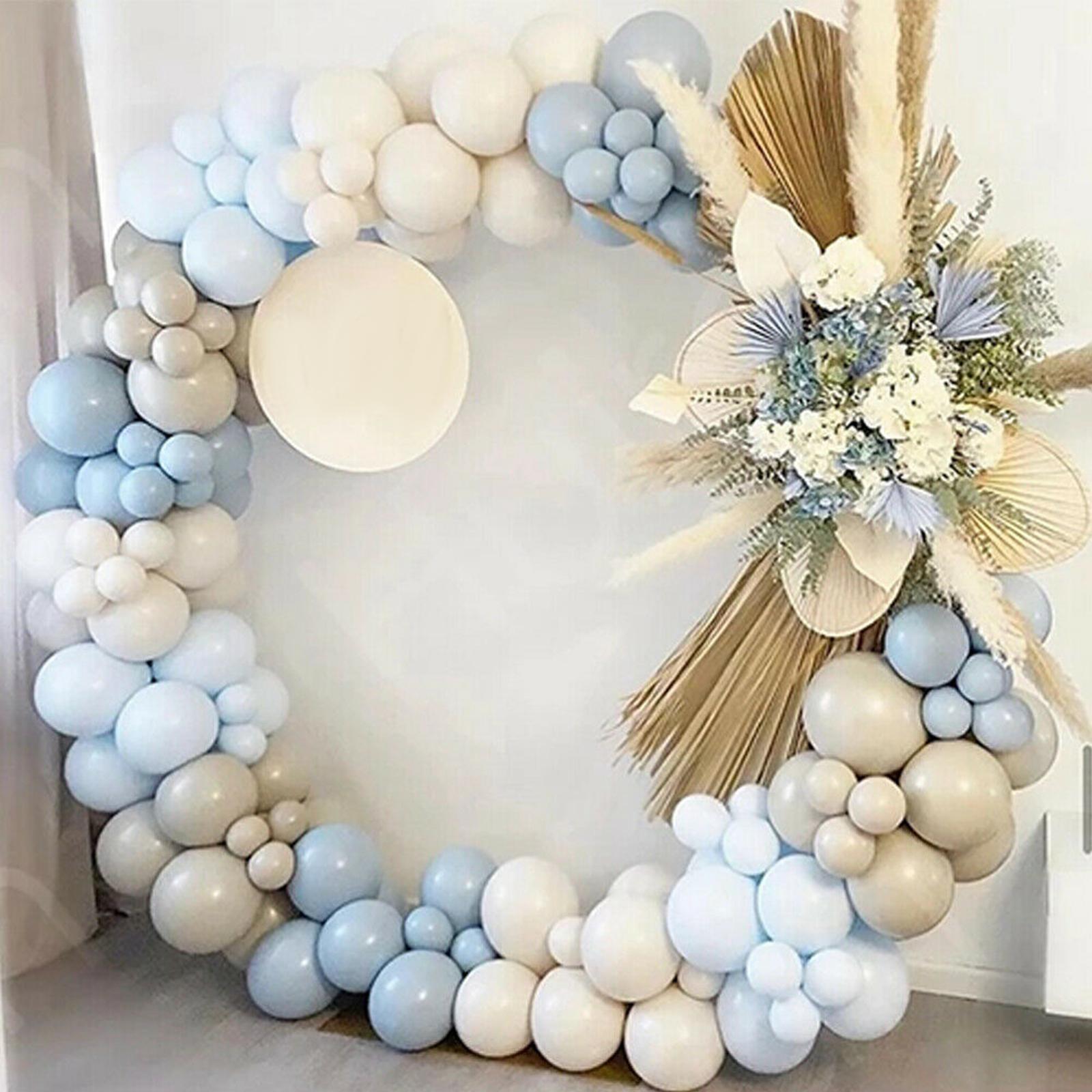 Balloon Flower Arch Stand Frame Round Backdrop Stand for Party Birthday