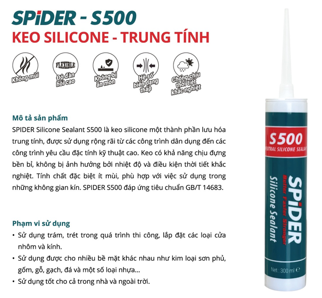 Keo dán  đa năng Silicon Spider