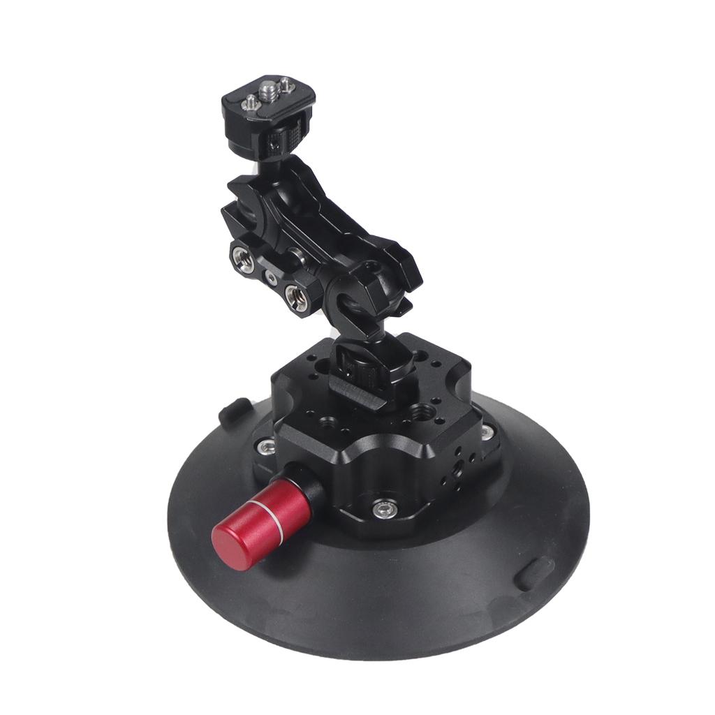 4.5Inch Bơm Tay Hút Chân Không 1/4 "Ổn Định Camera Giá Đỡ RAM Cho GoPro11 Insta360 X3 chụp Ảnh Chân Đế Đèn