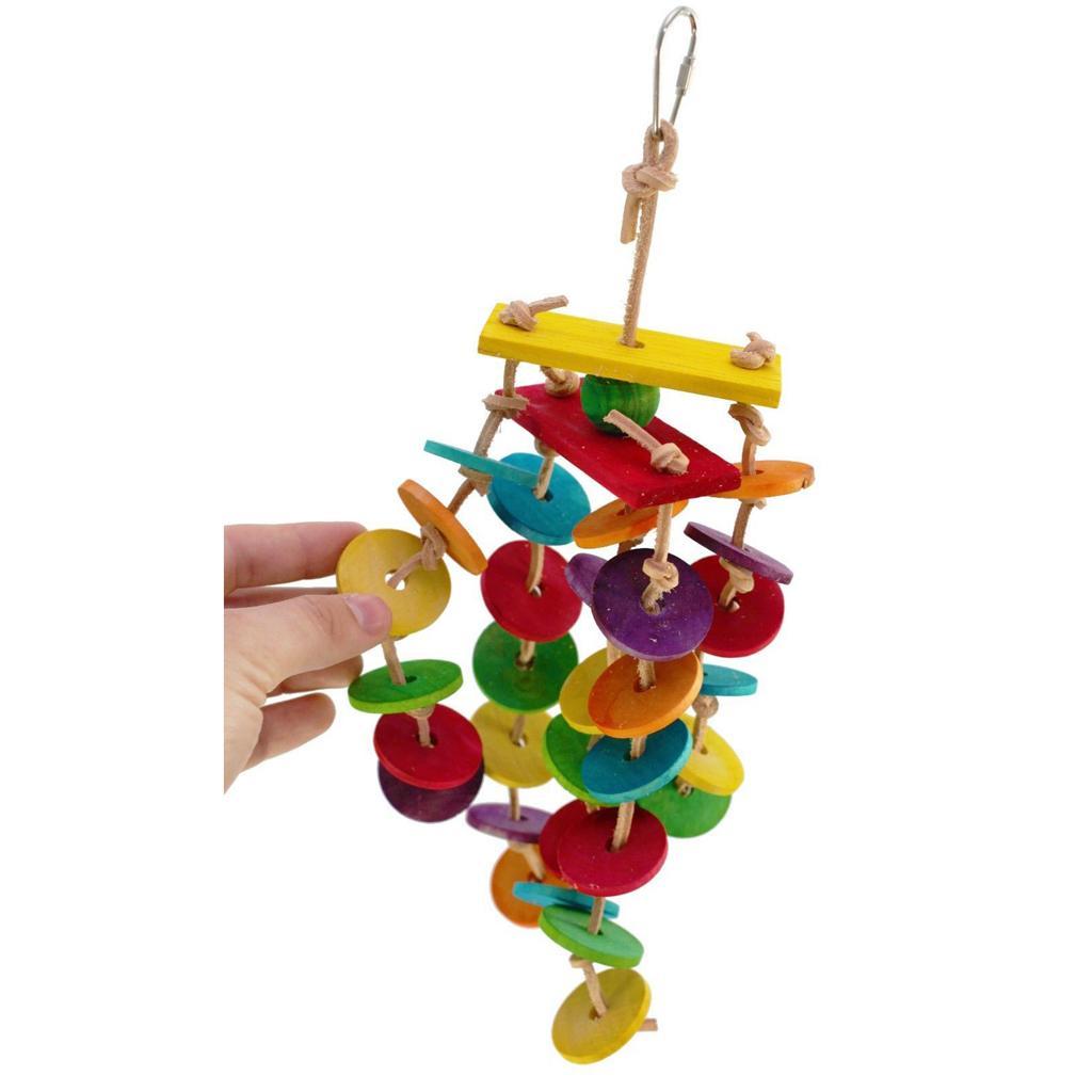 Colorful Birds Parrots Swing Toys Birds Cage Hanging Toy* Birds Perch Stand*