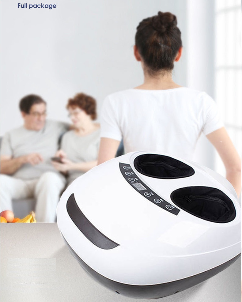 Máy Massage Chân - Massage Lòng Bàn Chân, Ngón Chân - Máy Massage Sử Dụng Con Lăn Và Áp Suất Khí - Màu Trắng