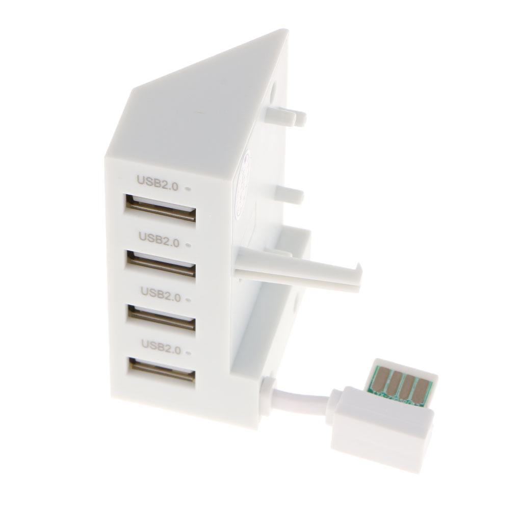 Sunnimix 4 Cổng USB 2.0 Đa Thiết Bị Tiếp Hợp Bộ Chia Siêu Tốc Độ Dành Cho Tay Cầm Xbox One S