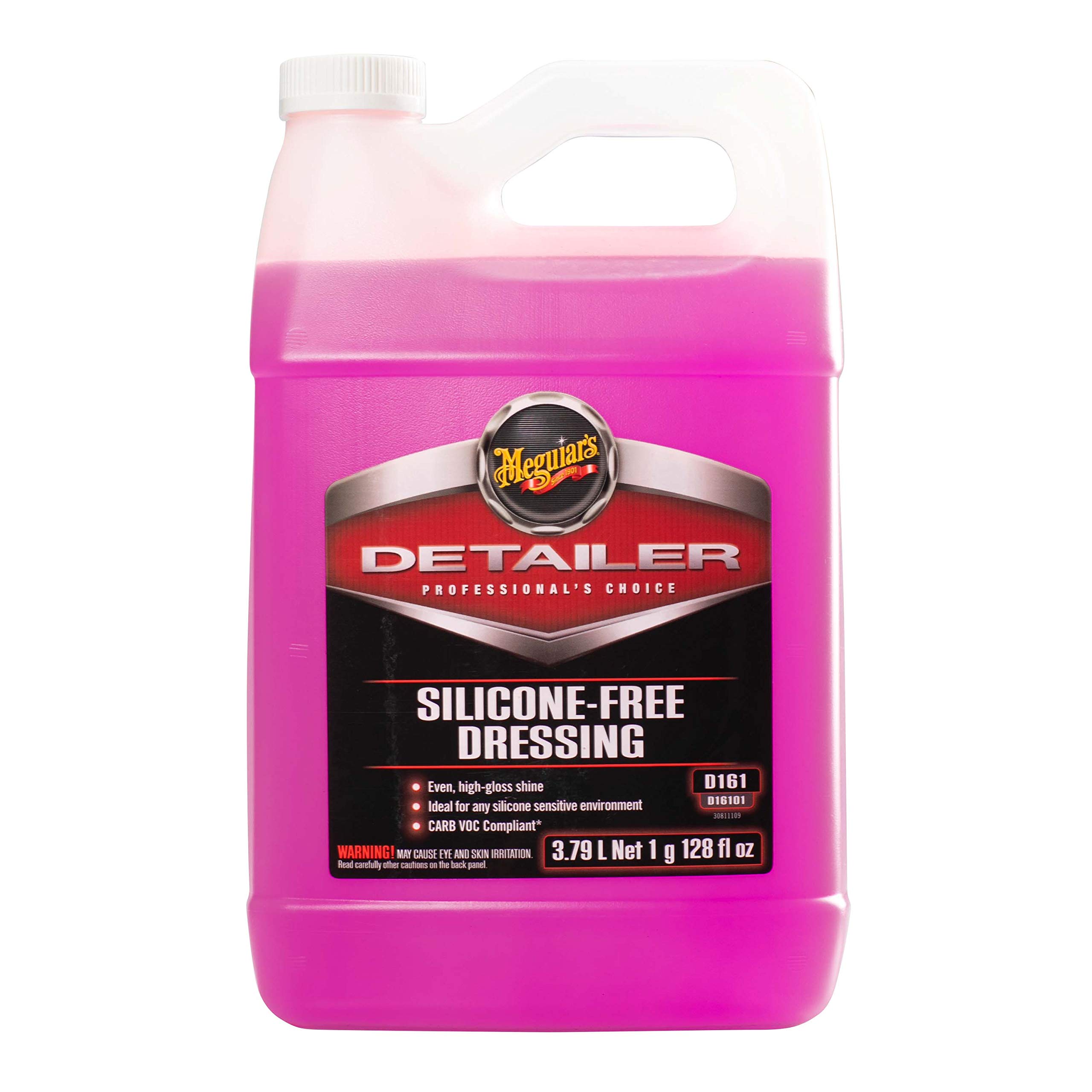 Meguiar's Dưỡng đen nhựa, cao su khoang máy, ngoại thất ô tô không chứa silicone - Silicone Free Dressing D16101 - 3.79L