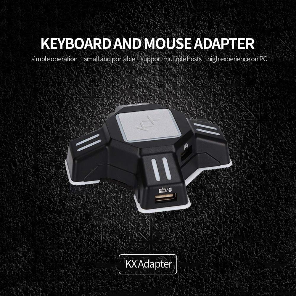 Bộ chuyển đổi KX dành cho bàn phím và chuột chơi game di động USB Thay thế cắm và chạy cho N Switch / Xbox One / PS4 / PS3