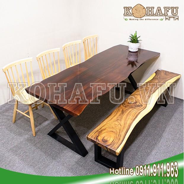 Bàn me tây nguyên tấm dài 160 - 200 cm