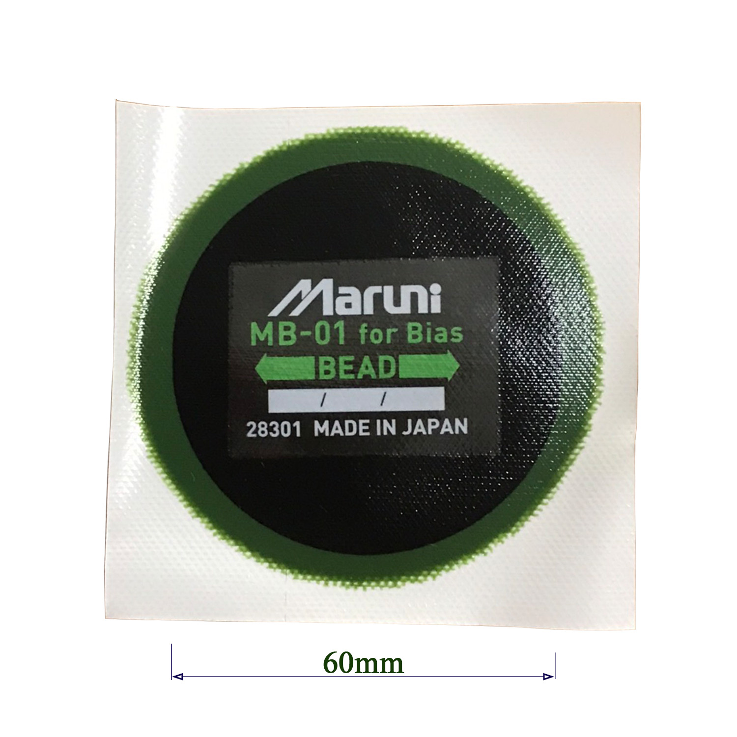 Hộp 30 miếng vá lốp có bố MB-01 Maruni - Nhật Bản