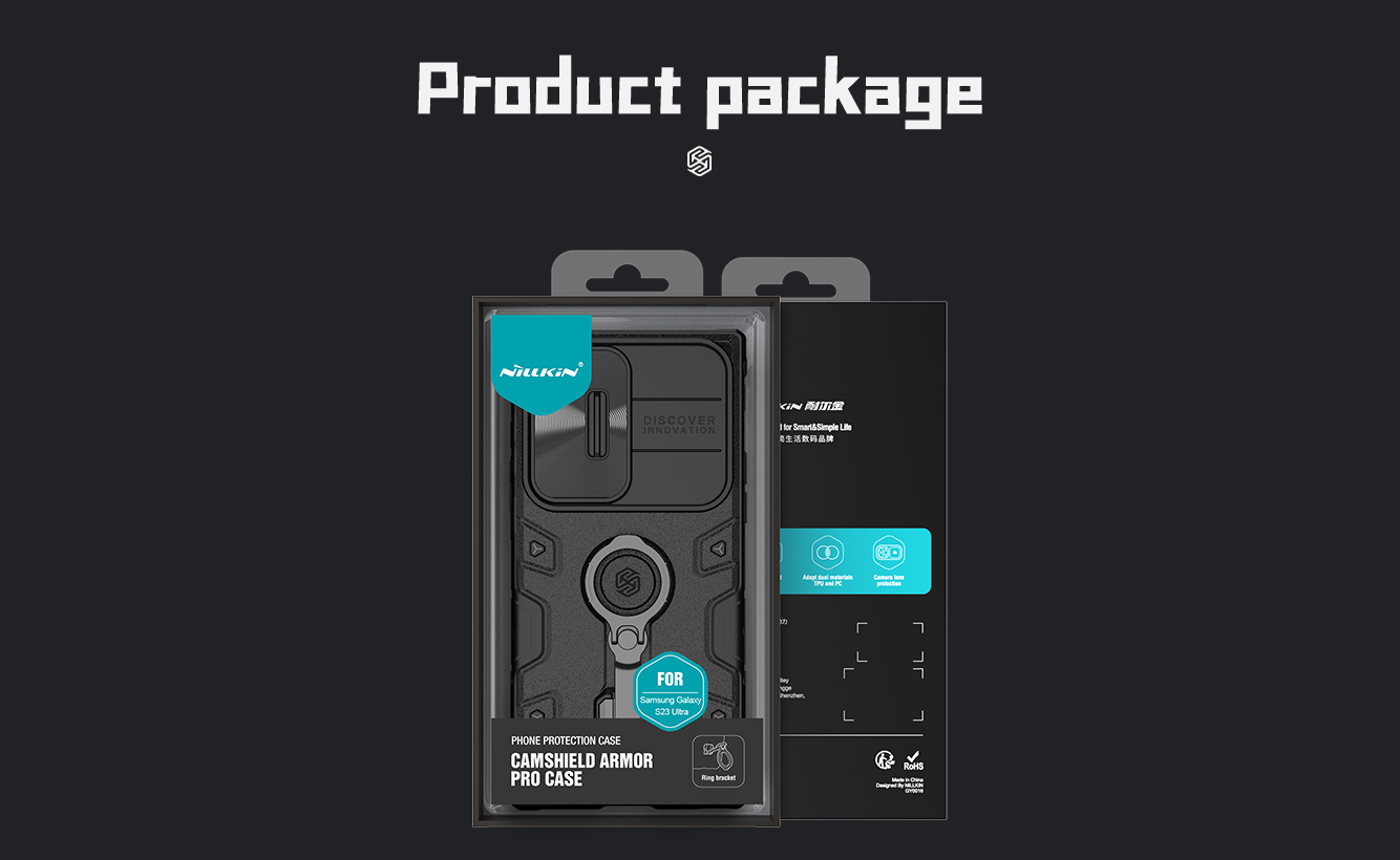 Ốp Lưng Nillkin CamShield Armor Pro Cho Samsung Galaxy S23 Ultra - Hàng Chính Hãng