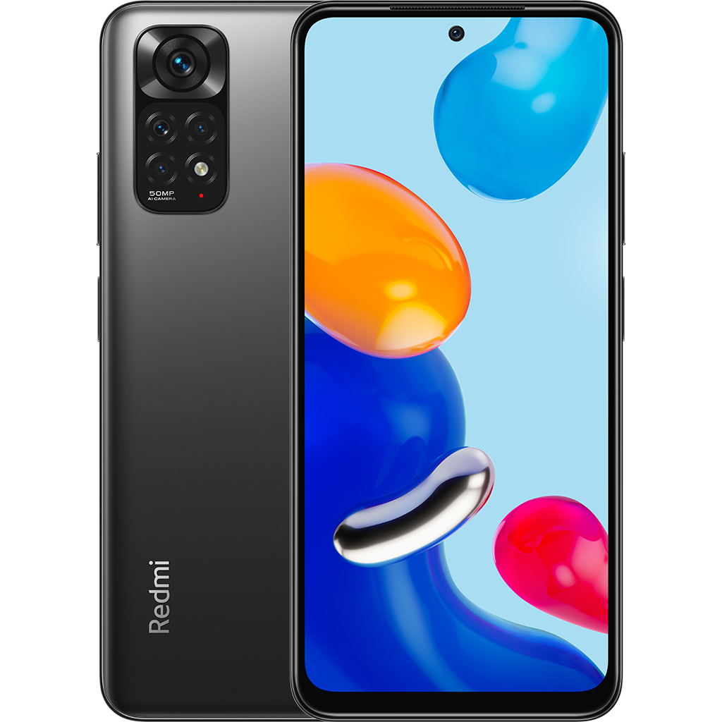 Điện thoại Xiaomi Redmi Note 11 4GB/128GB Xám - Hàng Chính Hãng