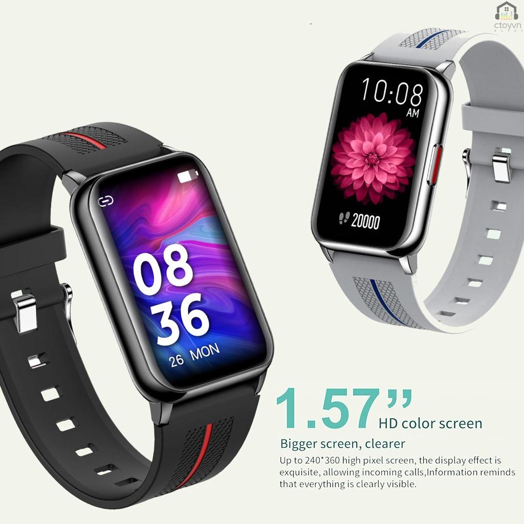 Vòng đeo tay thông minh H76 chống nước IP68 theo dõi nhịp tim kèm phụ kiện
