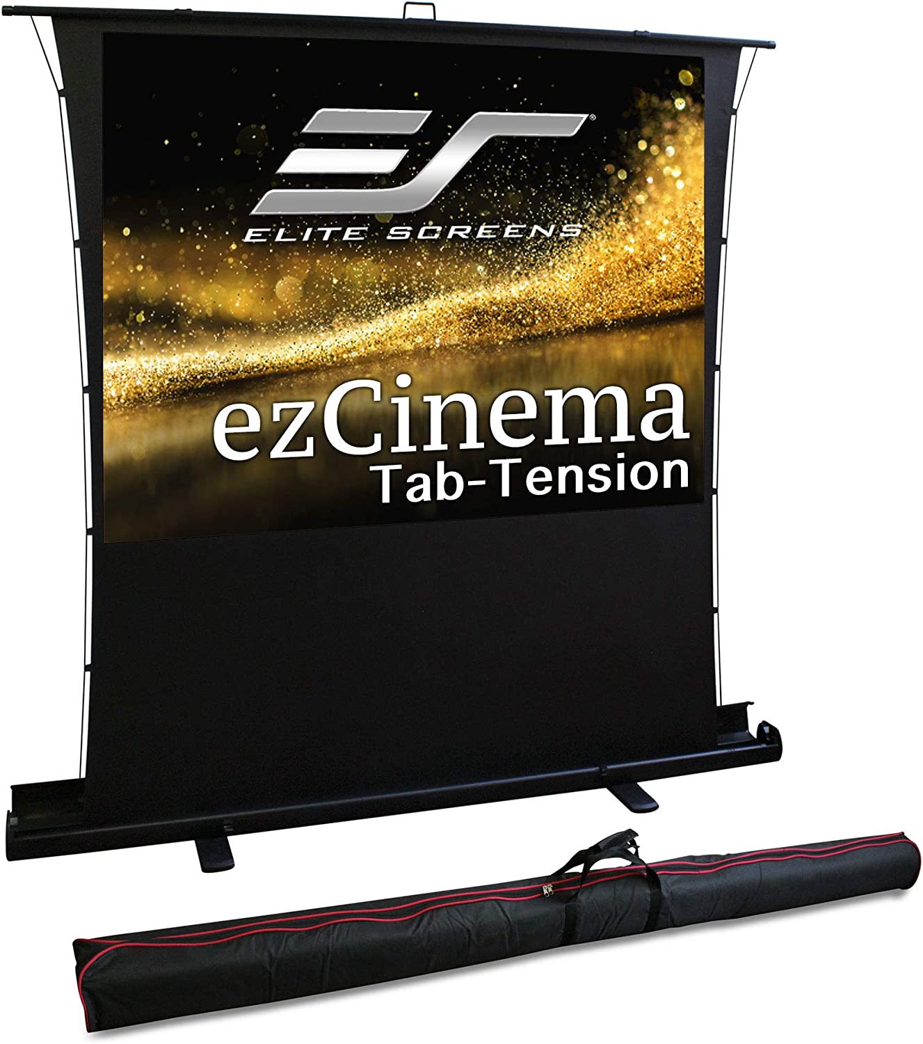 Màn Chiếu Elite Screens Dòng ezCinema Tab-Tension (Kéo Căng ), 90 inch Tỷ lệ Khung Hình 4:3 (Vùng hiển thị 136.9 x 182.9 cm) 1.1 Gain (FT90XWV) – Hàng Chính Hãng