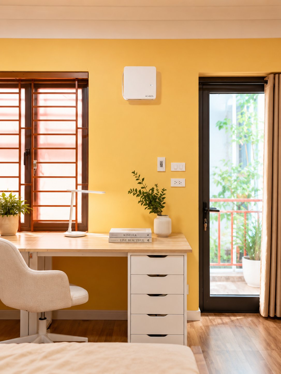 Hàng chính hãng - Máy cấp khí tươi hồi nhiệt VT501-WF