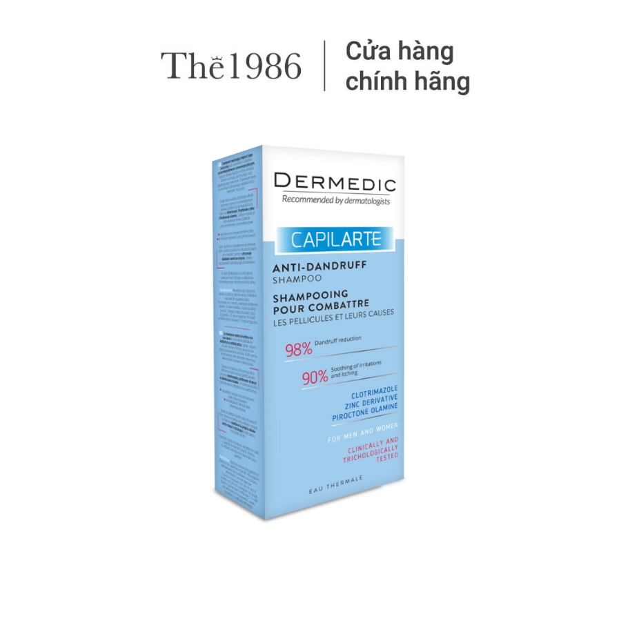 Dầu gội ngăn ngừa và giảm gàu DERMEDIC CAPILARTE ANTI-DANDRUFF SHAMPOO 300ml