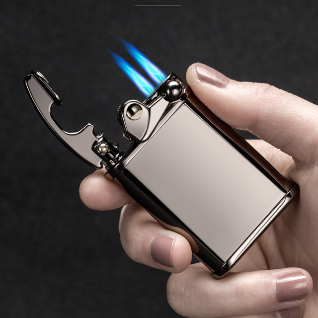 Vỏ Hột Quẹt Bật Lửa Khò 2 Tia Đánh Lửa Tự Động Zorro Z615 Nhỏ Gọn Đẹp Độc Lạ Chống Chịu Gió Cực Tốt - Dùng Gas Cao Cấp