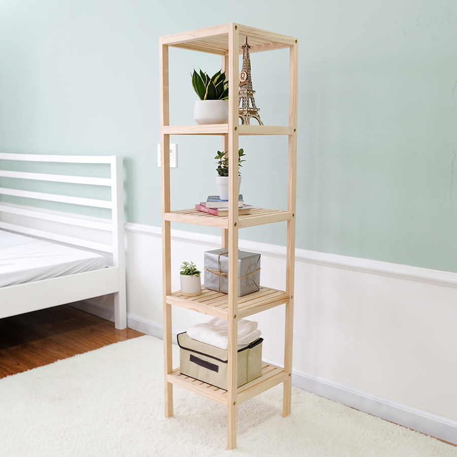 Kệ Vuông Gỗ Đa Năng 5 Tầng Shelf 5F Nội Thất Kiểu Hàn BEYOURs - Gỗ Tự Nhiên