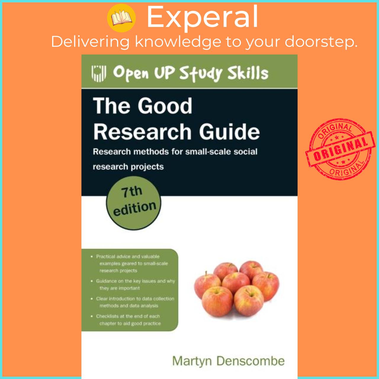 Sách - The Good Research Guide: Research Methods for Small-Scale Social Rese by Martyn Denscombe (UK edition, paperback)