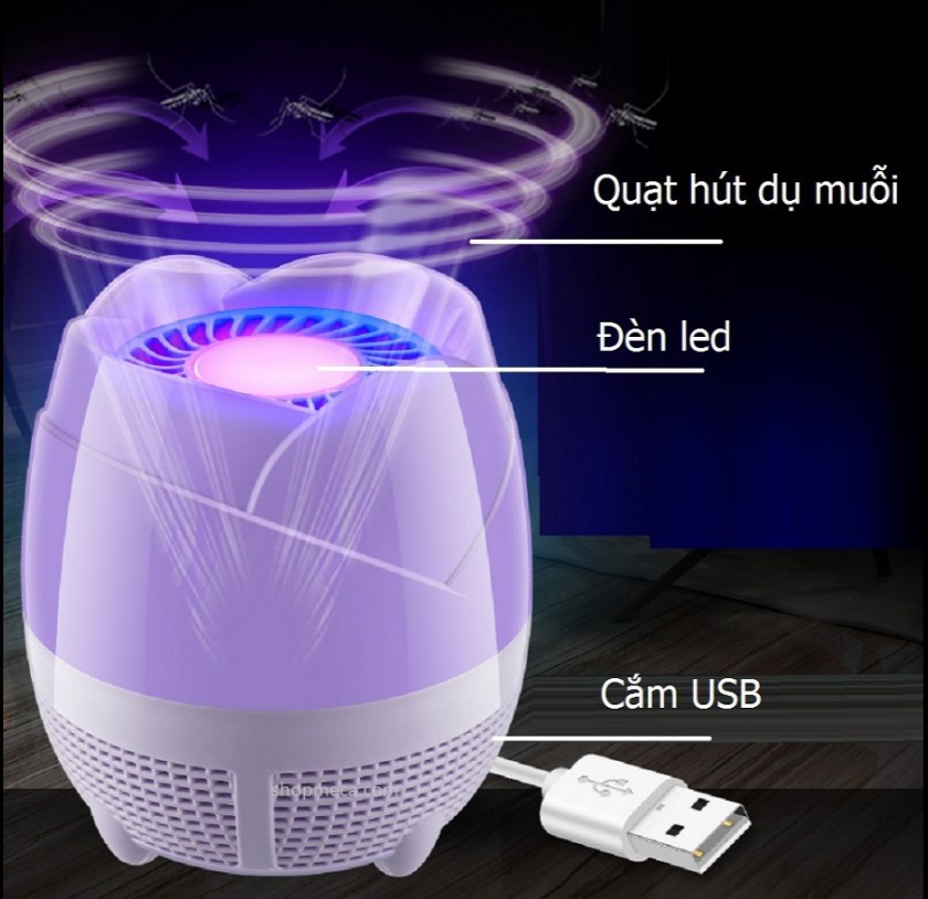 Đèn bắt muỗi trong nhà UV PRO, máy bắt muỗi thu hút và diệt côn trùng  an toàn và hiệu quả