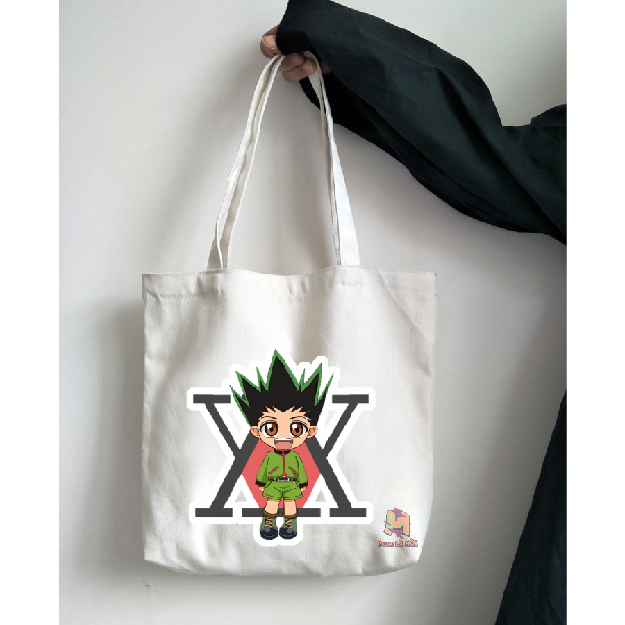 Túi Tote in hình chủ đề Hunter x Hunter