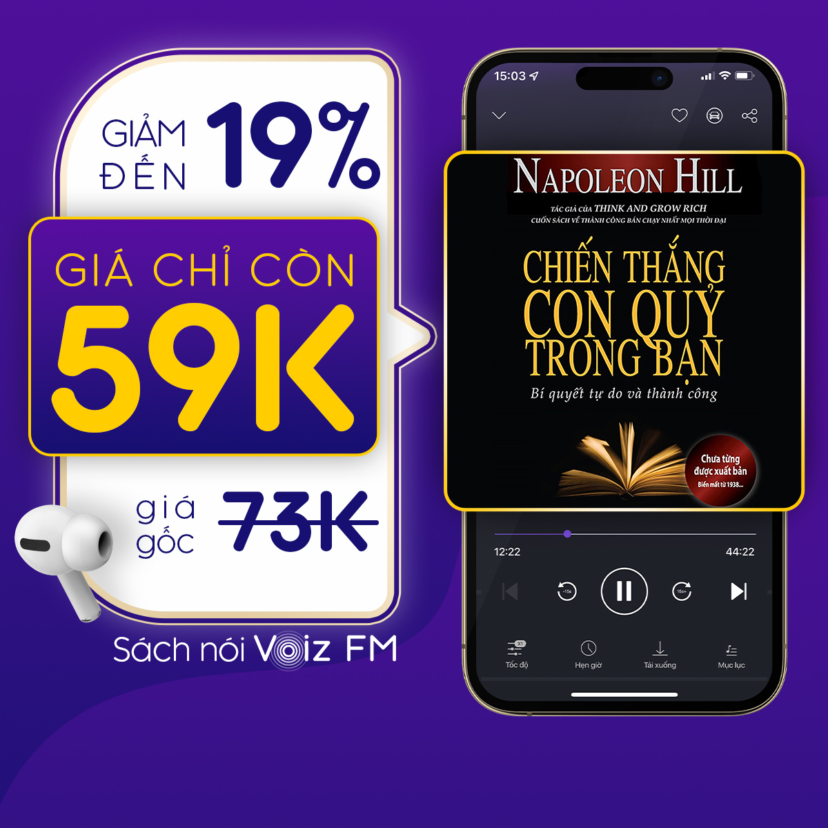 Voiz FM - Voucher nghe Sách Nói