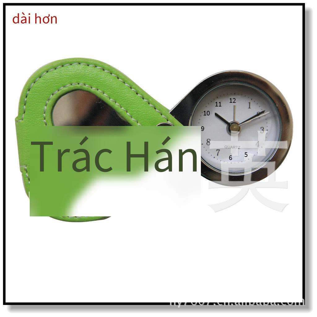 Ưu đãi đặc biệt đồng hồ gương đồng hồ gương Đồng hồ PU sinh viên đồng hồ báo thức nhỏ