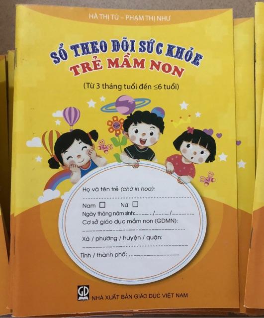 Sổ theo dõi sức khoẻ trẻ mầm non