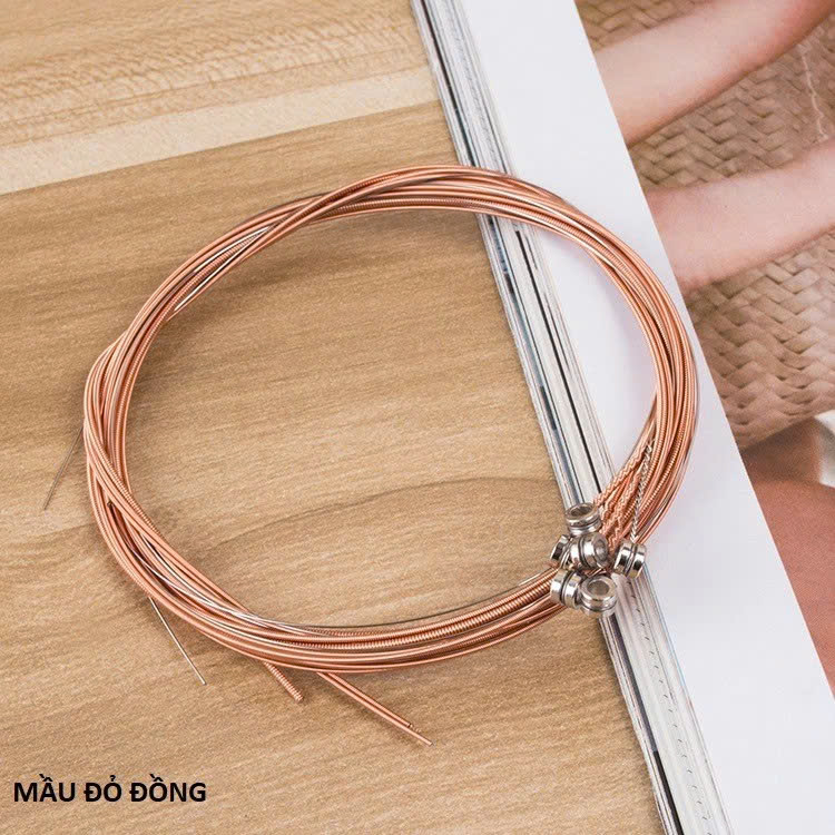 Bộ 6 Dây Đàn Guitar Acoustic 1-2-3-4-5-6