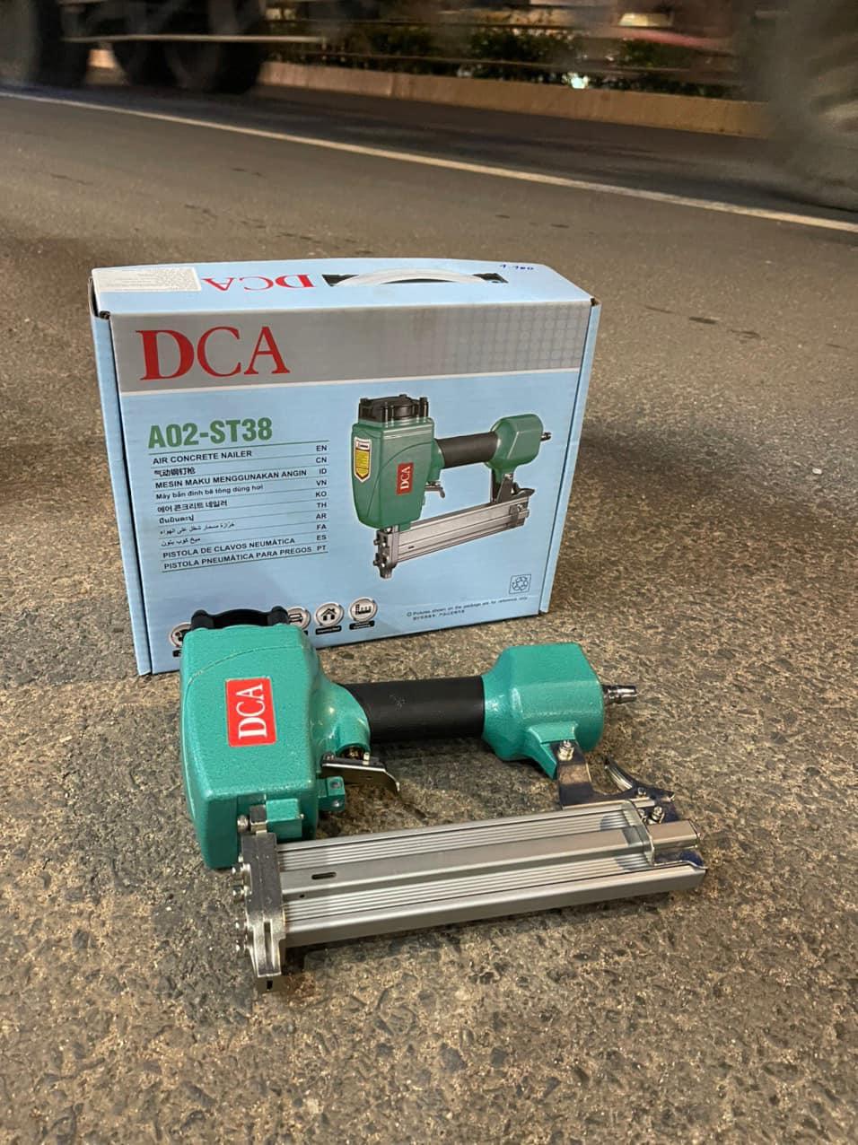 SÚNG BẮN ĐINH BÊ TÔNG DÙNG HƠI (5-8 BAR) DCA A02-ST38 - HÀNG CHÍNH HÃNG