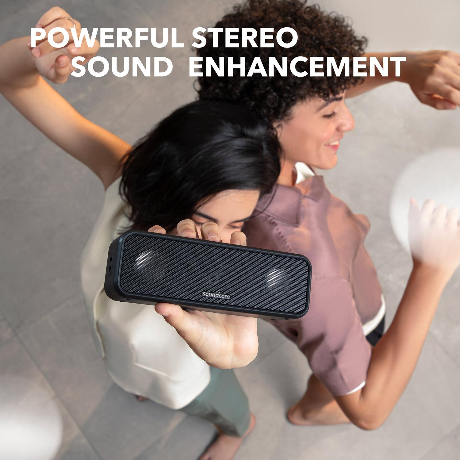 Loa Bluetooth Tronsmart Mega Loa di động 40W có Điều khiển cảm ứng Thanh âm thanh hỗ trợ Trợ lý giọng nói, NFC, MicroSD Màu: Đen Mega