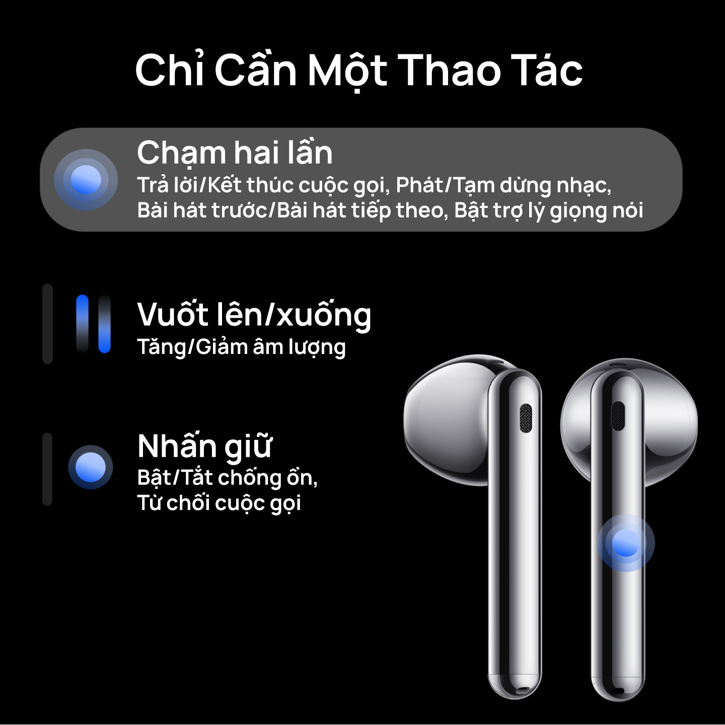 Tai Nghe Bluetooth HUAWEI FreeBuds 4 | Chống Ồn Chủ Động Thiết Kế Mở 2.0 | Thiết Kế Gọn Nhẹ | Âm Thanh Độ Phân Giải Cao | Hàng Chính Hãng