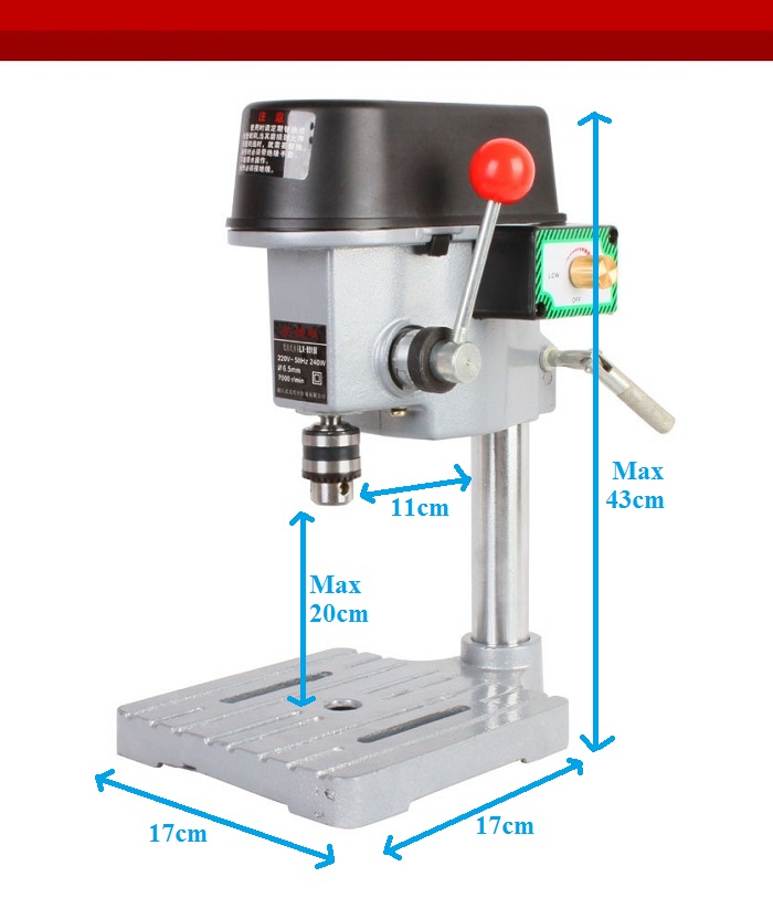 Máy khoan bàn - Tặng kèm 01 miếng thép nhiều chức năng trong một