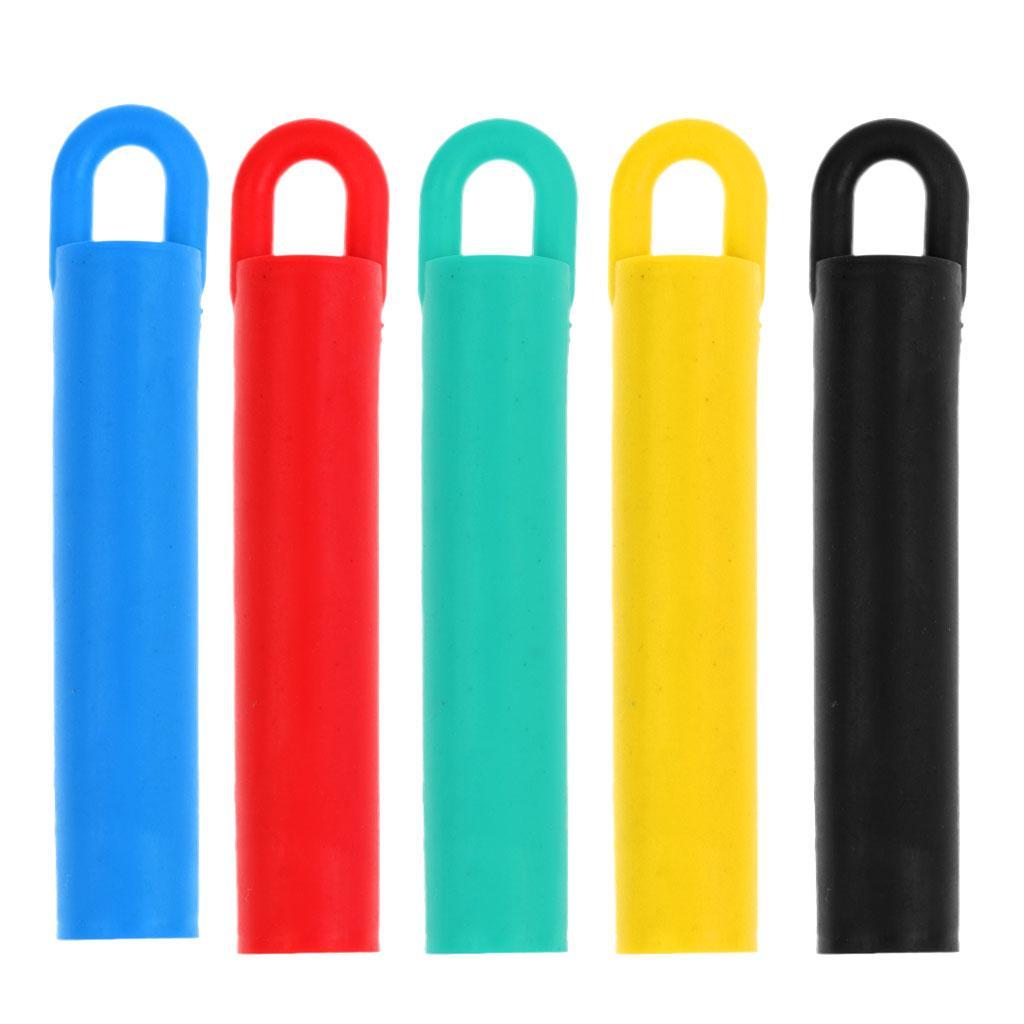 6xProfessional Pool Snooker Billiard Cue Tip Rubber Hang Clamp Holder Blue