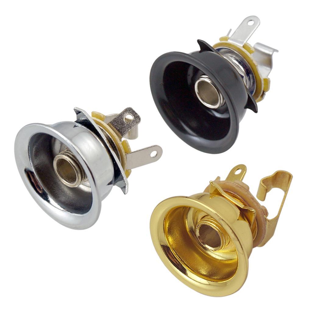 1/4'' Gold Stereo Output   Socket for  Guitar Parts Accessories