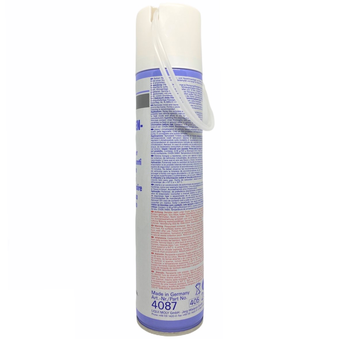 Chai xịt vệ sinh giàn lạnh cao cấp Liqui Moly 4087 - Tặng kèm 1 khăn lau chuyên dụng 3M