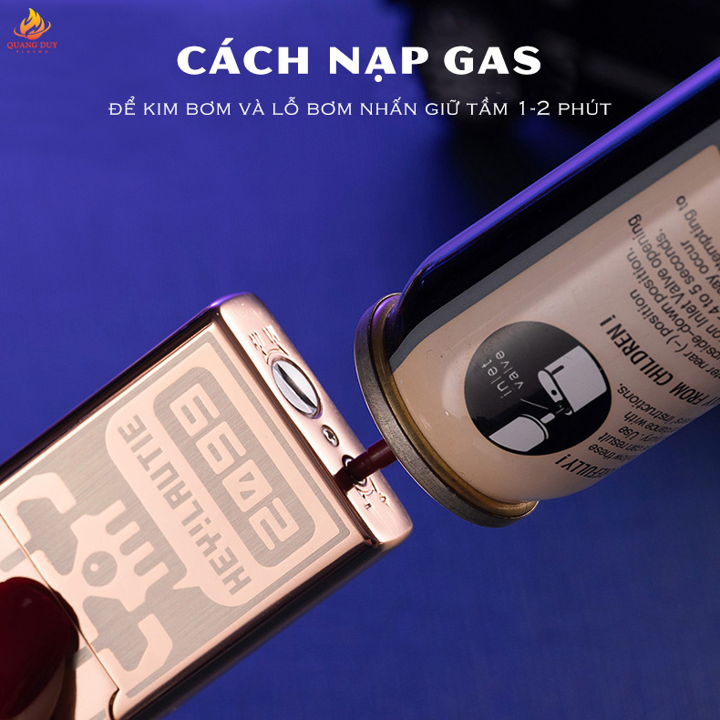 Hộp quẹt khò đánh lửa tích hợp pin rời, bật lửa khò gas lửa đỏ chất lượng bền bỉ ổn định