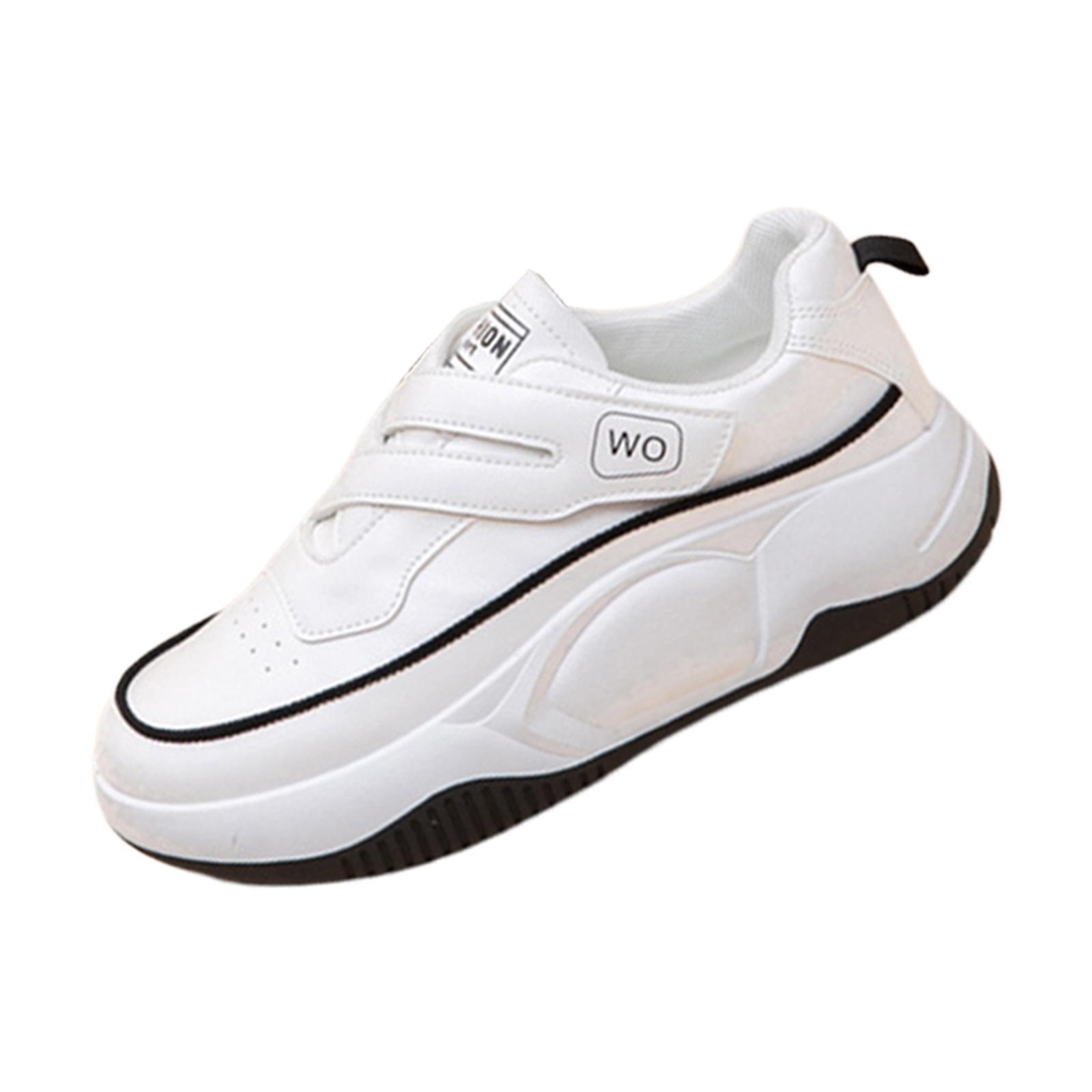 Women's Shoes Sport Sneakers Anti Slip Trendy PU Leather Soft Leisure Sneakers Trainers Shoes for Work Camping Birthday Gift Fishing Workout