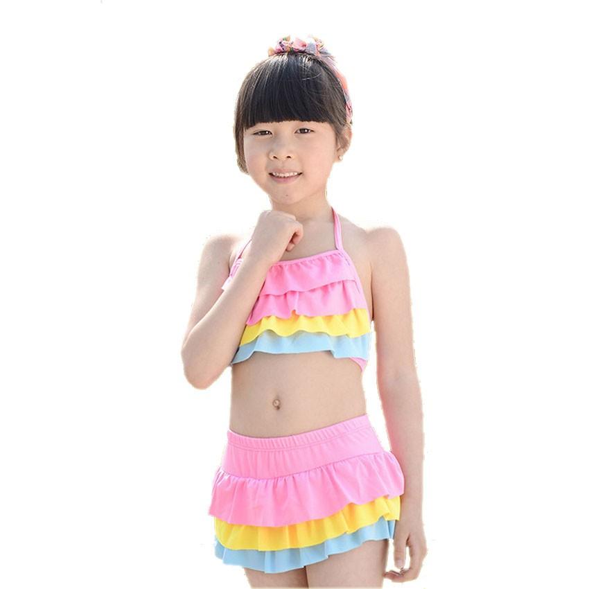 Bộ đồ bơi cho bé từ 4-7 tuổi (tối đa 23kg) phối màu Boi24