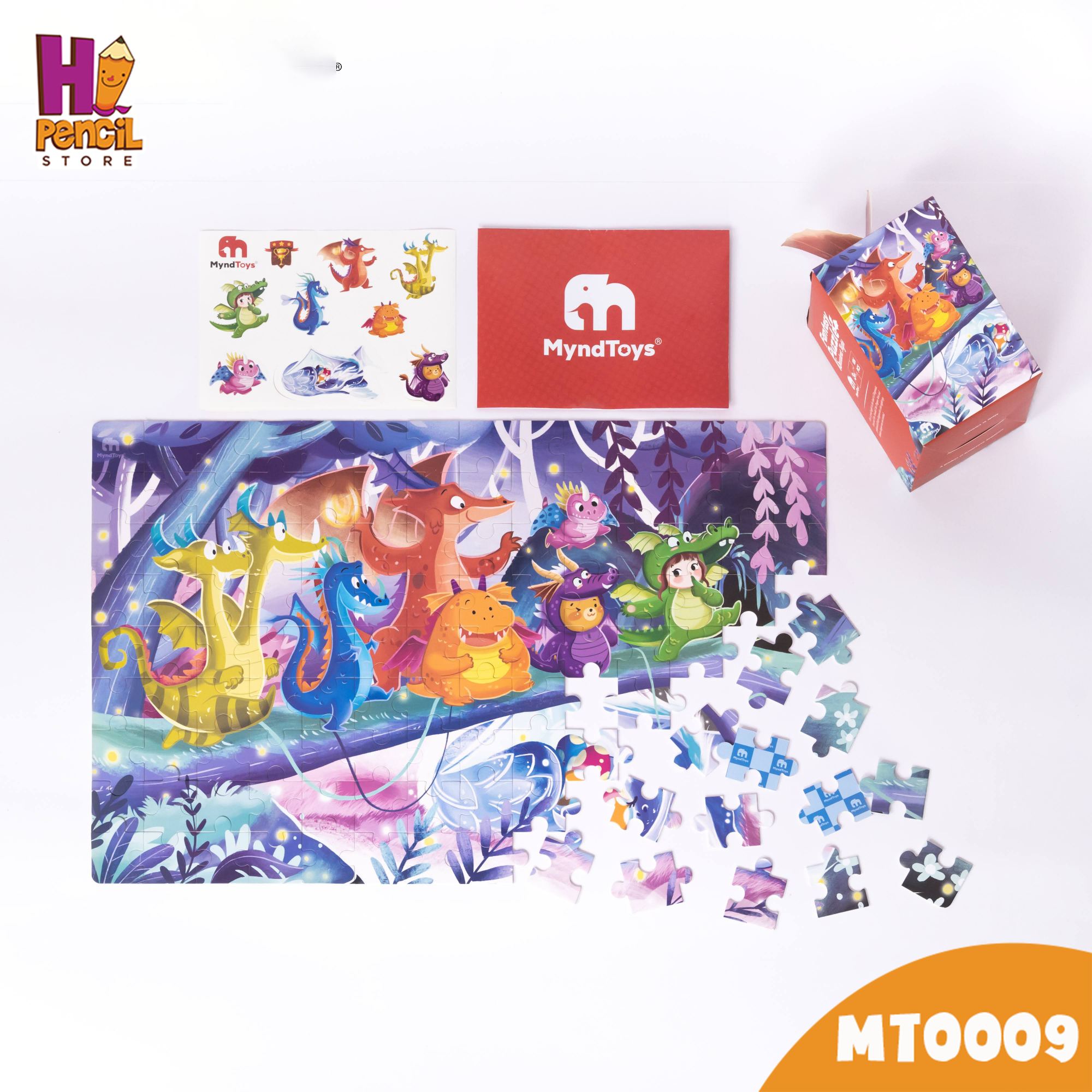 Đồ Chơi Xếp Hình MyndToys Thế Giới Thần Thoại Dragonair Fantasy Puzzle - Sneakout Night