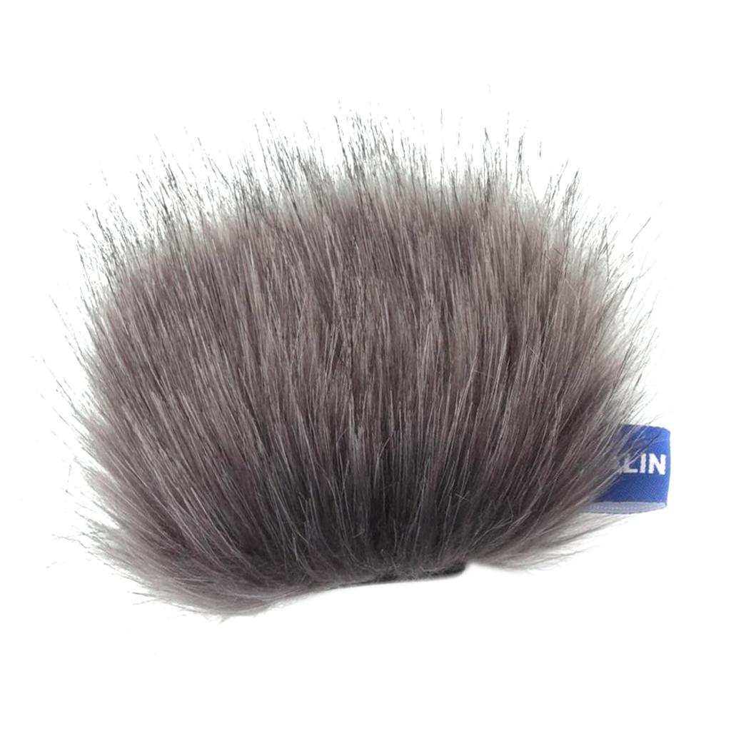 Outdoor Furry Mic Windscreen Wind Cover Microphone Muff for Tascam DR-22WL