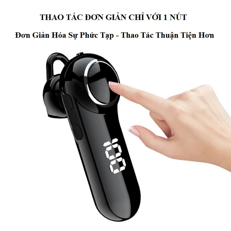 Tai Nghe Bluetooth 5.1 Móc Tai K7/K7D (Công nghệ chống ồn kép CVC8.0+DSP- chống mồ hôi và chống bụi hiệu quả)