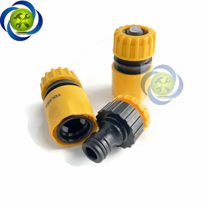 Bộ đầu nối nhanh ống nước Tolsen 57120 ống mềm 1/2