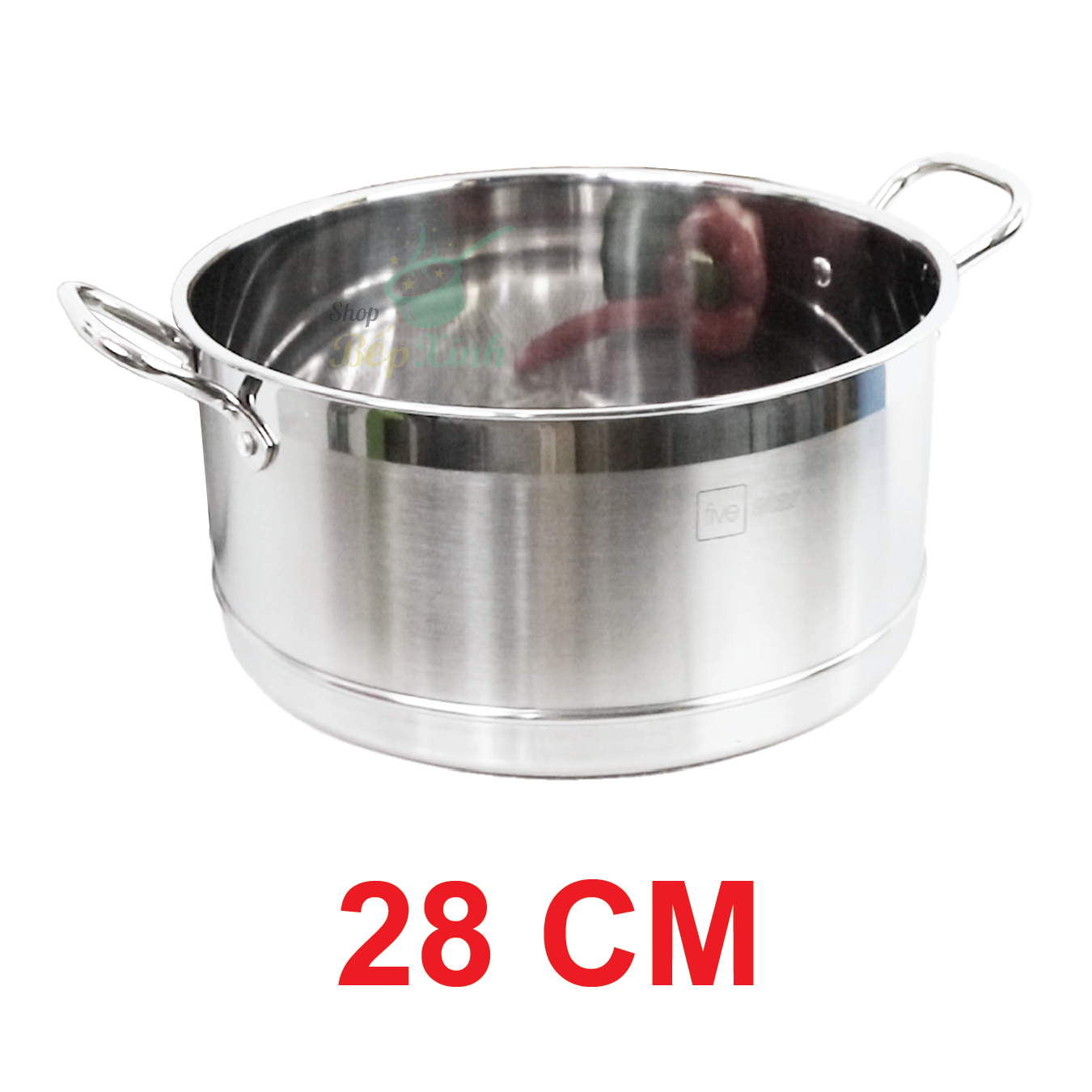 Xửng Hấp Fivestar - Bạc (Tặng 10 Muỗng Ăn Inox)