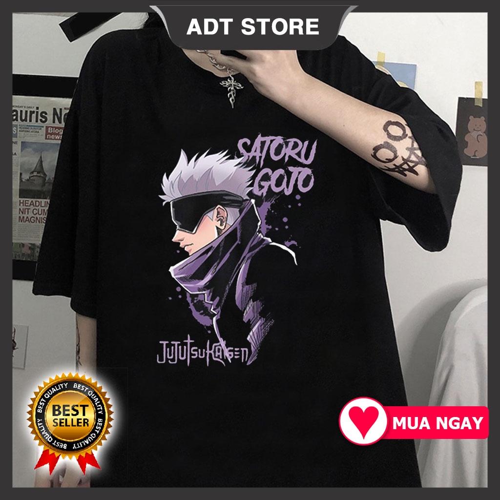 BST Áo Thun Tay Lửng In Hình Ryomen Sukuna - Satoru Gojo anime Jujutsu Kaisen Nam Nữ Đủ Size giá rẻ