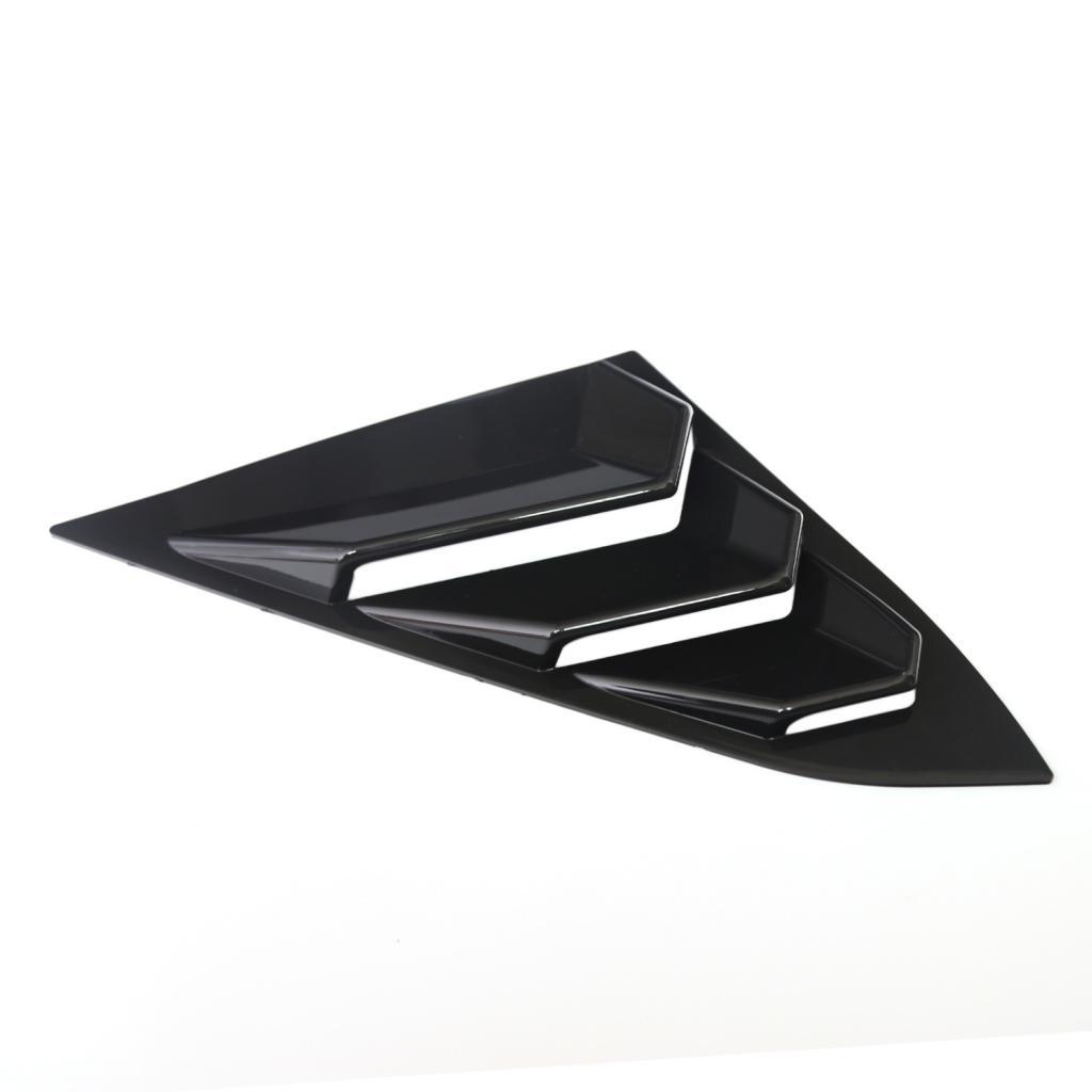 Rear Window Blinds Side Tuyere Louver Cover for