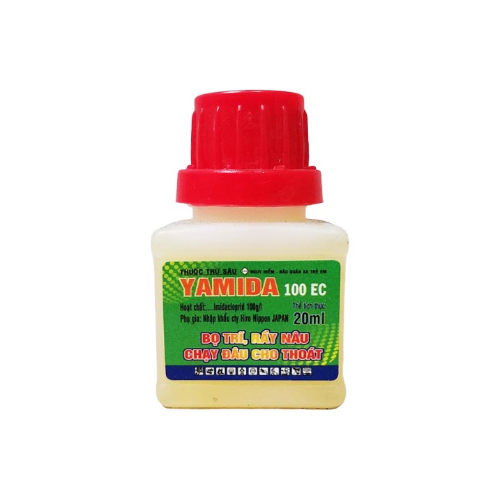 Thuốc Yamida 100EC 20ml - Thành phần Imidacloprid chuyên trừ bọ trĩ rầy nâu hại cây trồng