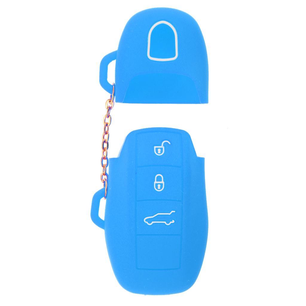 Auto -Buttons Remote Key Fob Case Silicone For - Black