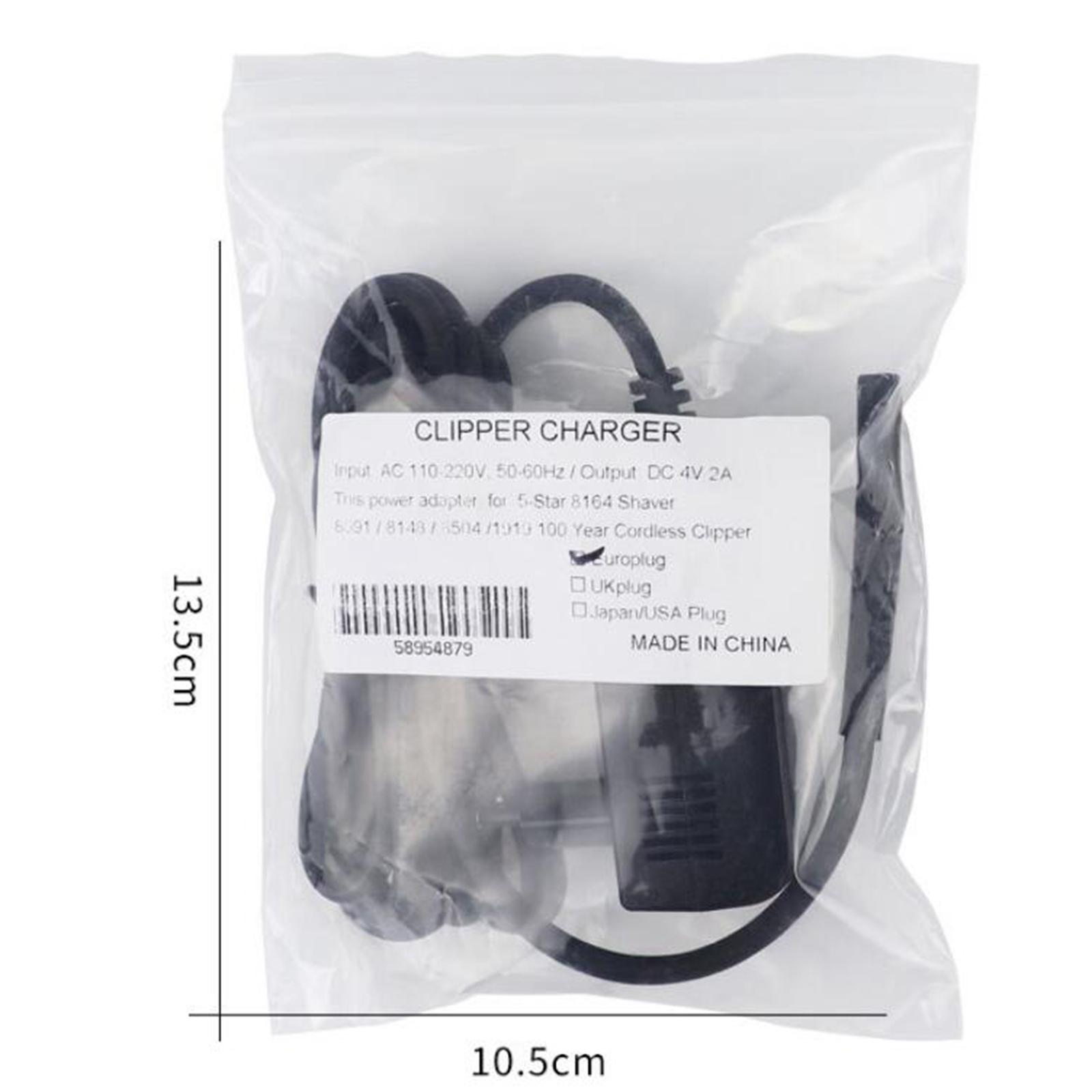 AC Power Adapter Charger for Wahl 5-Star 8164 8591 Trimmer Clipper